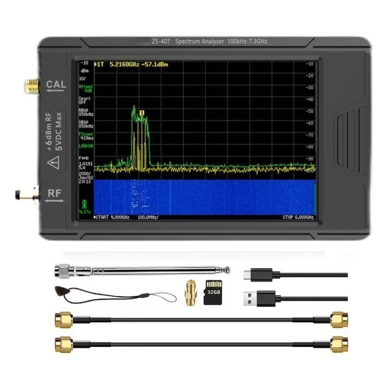 ZS-406/ZS-407 4-inch Screen Ha - Signal Generator Spectrum Analyzer ulasan dan harga