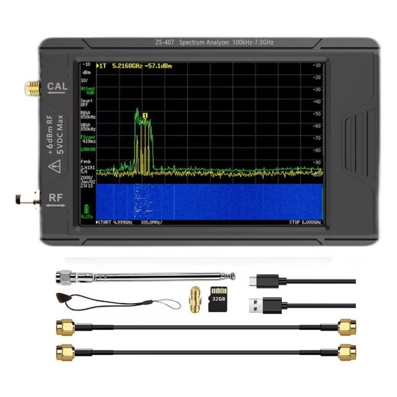 ZS-406/ZS-407 4-inch Screen Ha - Signal Generator Spectrum Analyzer ulasan dan harga