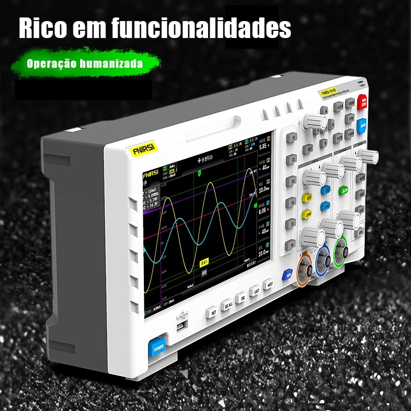FNIRSI 1014D Digital Oscillosc - Digital Storage Oscilloscope 100Mhz ulasan dan harga